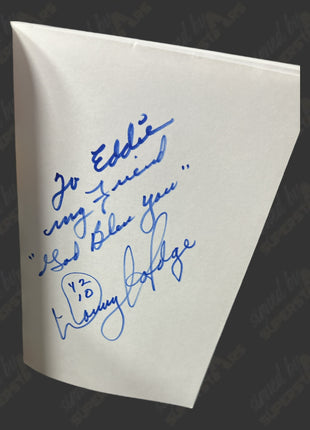 Danny Hodge signed Oklahoma Shooter Book (To Eddie)