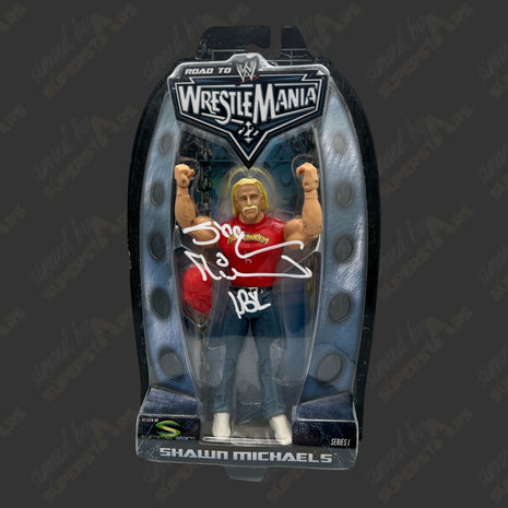 Shawn Michaels signed WWE WrestleMania 22 Action Figure (w/ JSA)
