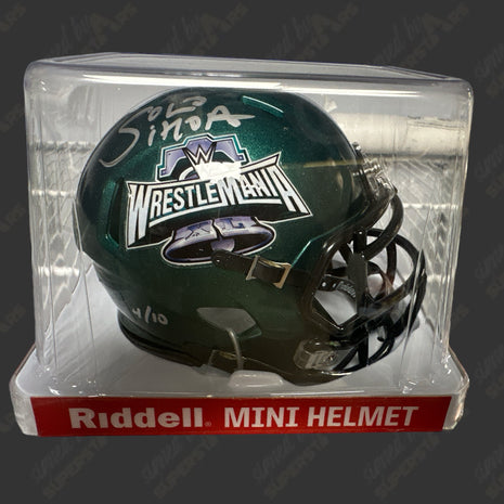 Solo Sikoa signed WWE Wrestlemania 40 Mini Helmet (w/ Fanatics)