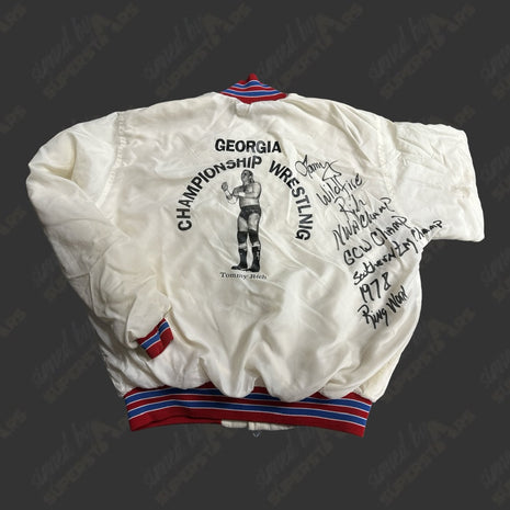 Tommy Rich signed Ring Worn Jacket from Georgia Championship Wrestling