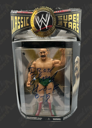 Iron Sheik signed WWE Jakks Classic Superstars Action Figure