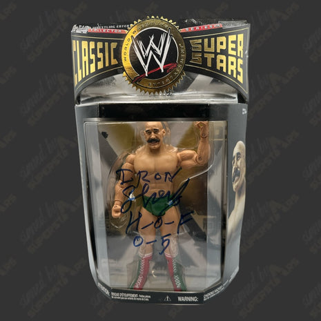 Iron Sheik signed WWE Jakks Classic Superstars Action Figure