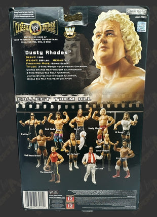 Dusty Rhodes signed WWE Jakks Classic Superstars Action Figure