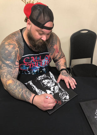 Bray Wyatt a signé une toile peinte à la main de 11 x 14 po