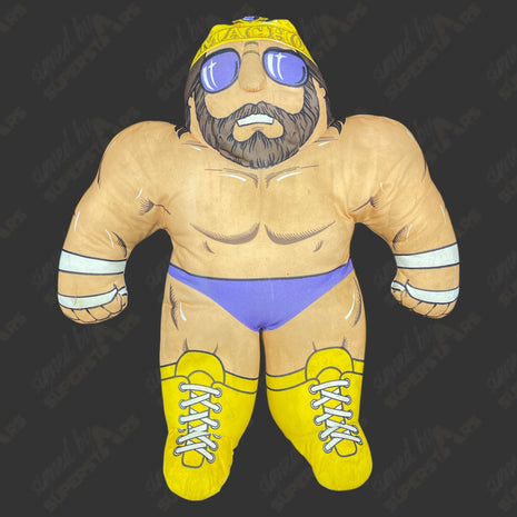 Macho Man Randy Savage & Elizabeth dual signed WWF Wrestling Buddy (w/ JSA)