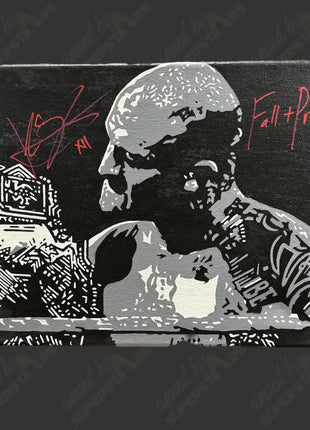 Karion Kross signed 11x14 Hand Painted Canvas Art