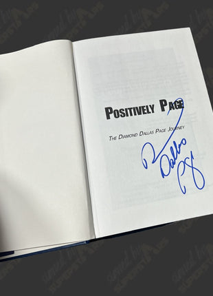 Diamond Dallas Page signed Positively Page Book