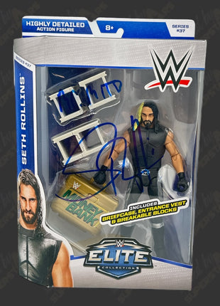 Seth Rollins signed WWE Elite Series #37 Action Figure