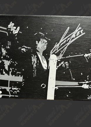 Undertaker signed 11x14 Hand Painted Canvas Art (w/ JSA)
