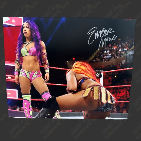 Ember Moon signed 16x20 Photo