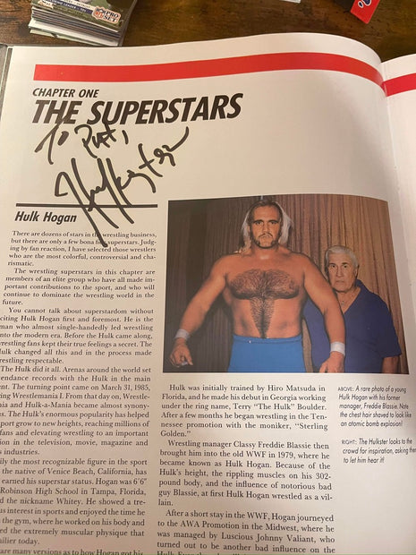 Multi-signed Championship Wrestling Book (40+ signatures w/ JSA)