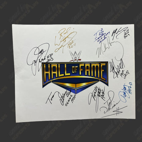 Hall of Fame multi-signed 16x20 Photo