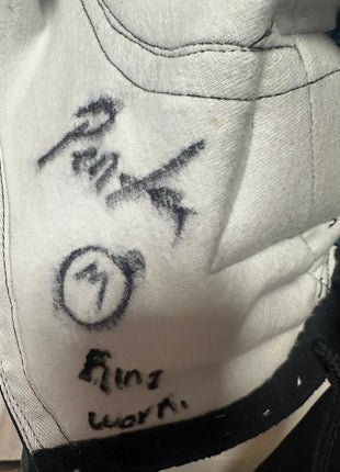 Penta El Zero Miedo signed Ring Worn Batman Style AEW Mask