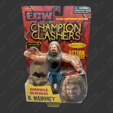Balls Mahoney signed ECW Champion Clashers Action Figure