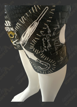 Marty Scrull signed Ring Worn Trunks & Knee Pads (NJPW Wrestle Kingdom)