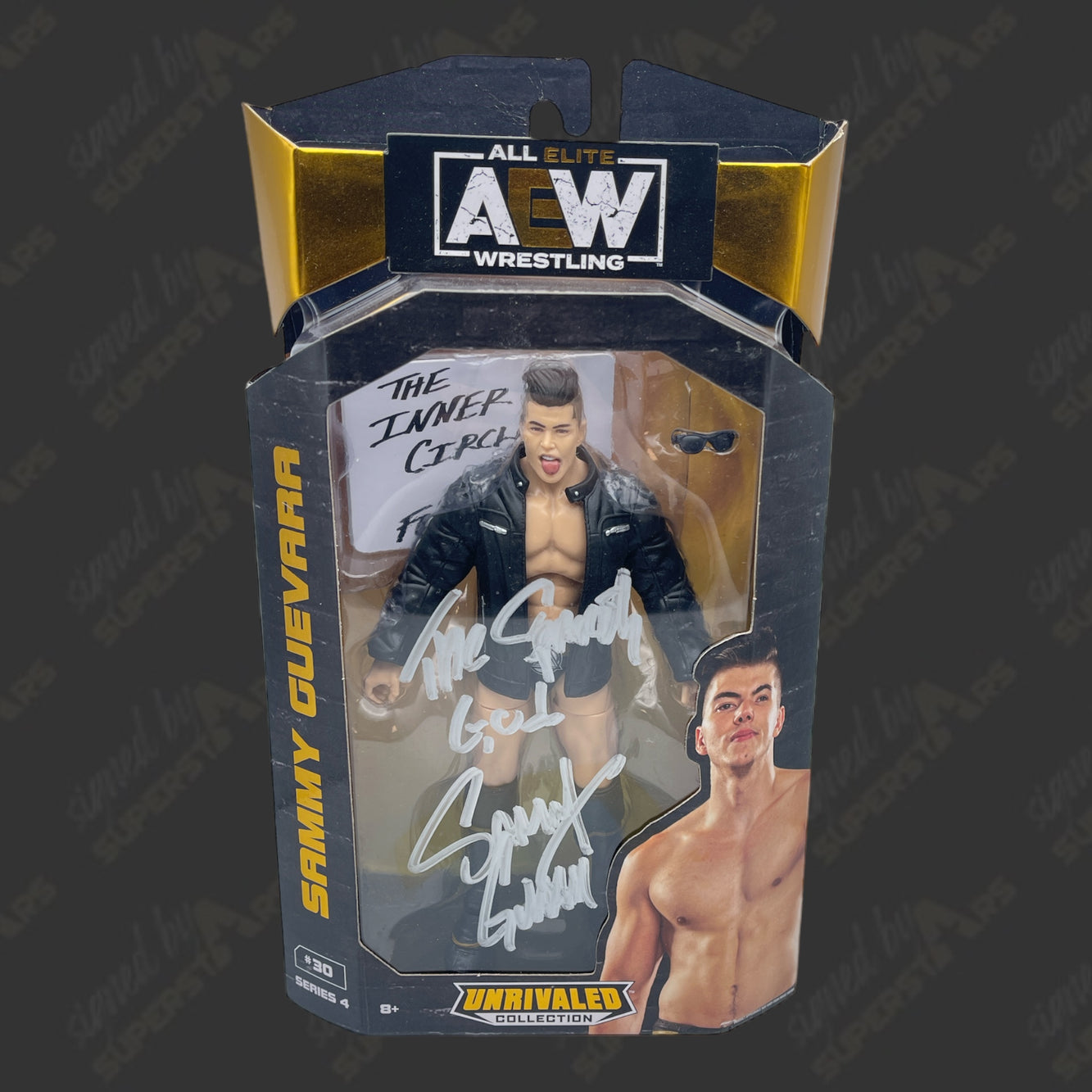 Sammy Guevara signed AEW Unrivaled Series 4 Action Figure – Signed By ...