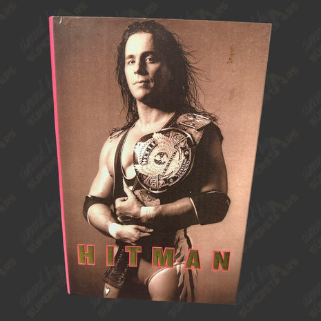 Bret Hart signed Hitman Book