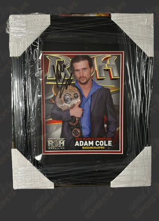 Adam Cole signed Photo Matted & Framed