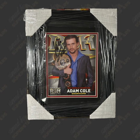 Adam Cole signed Photo Matted & Framed