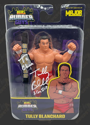 Tully Blanchard signed Big Rubber Guys Action Figure