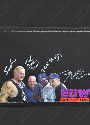 Sandman, Tod Gordon, Bill Alfonso & 2 Cold Scorpio multi-signed 11x14 Printed Canvas