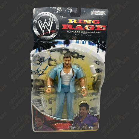 Simon Dean signed WWF Ring Rage Action Figure