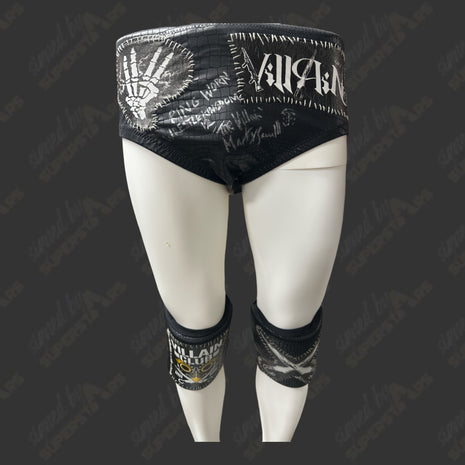 Marty Scrull signed Ring Worn Trunks & Knee Pads (NJPW Wrestle Kingdom)