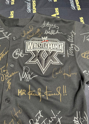 Multi-signed WWE Wrestlemania 20 Jersey (35+ autographs!)