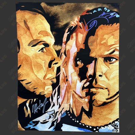 Matt Hardy & Jeff Hardy dual signed 16x20 Photo (w/ JSA)