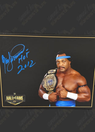 Ron Simmons signed 11x14 Printed Canvas
