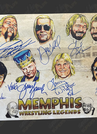 Memphis Legends multi-signed 16x20 Photo (w/ JSA)