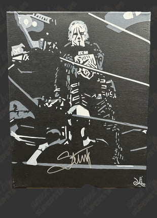 Sting signed 11x14 Hand Painted Canvas Art