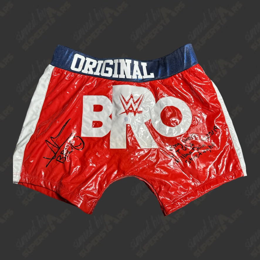 Matt Riddle signed Ring Worn Tights & Jacket Combo – Signed By Superstars