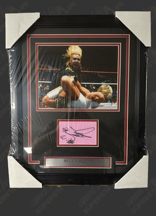 Bull Nakano signed Framed Plaque