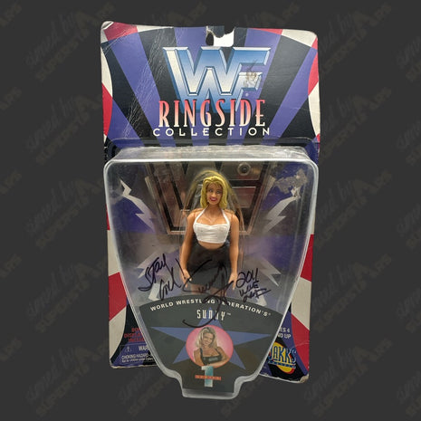 Sunny signed WWF Jakks Ringside Collection Series 1 Action Figure