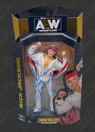 Nick Jackson signed AEW Unrivaled Series 1 Action Figure