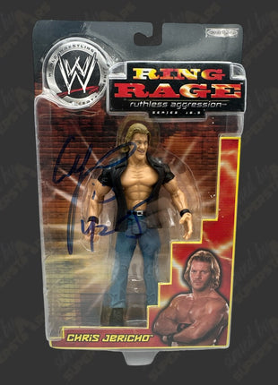 Chris Jericho signed WWE Ring Rage Action Figure