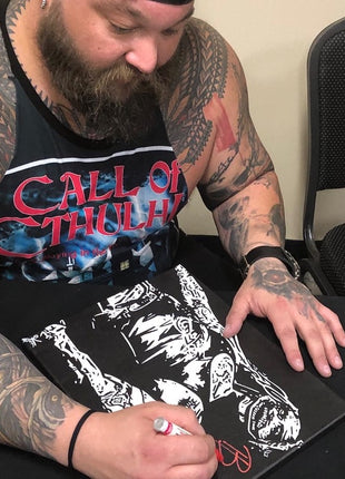 Bray Wyatt signed 12x16 Hand Painted Canvas Art