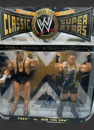 Rob Van Dam signed WWE Jakks Classic Superstars Action Figure 2-pack