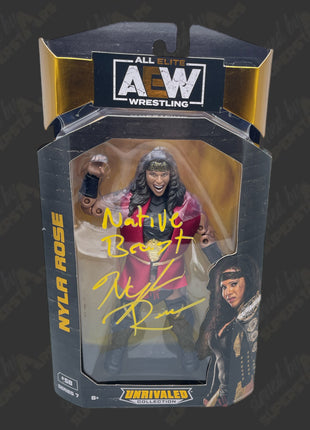 Nyla Rose signed AEW Unrivaled Series 7 Action Figure