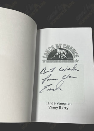 Lance Von Erich signed Lance by Chance Book