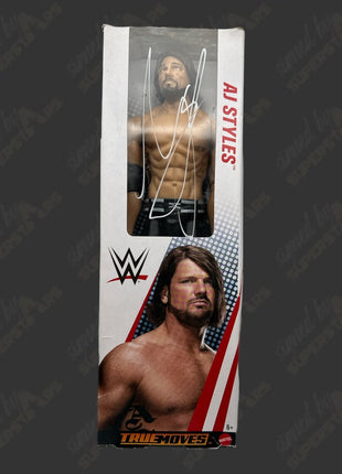 AJ Styles signed WWE True Moves Action Figure