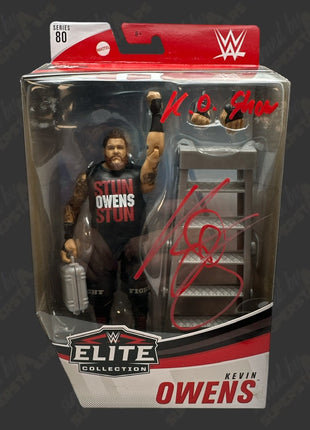 Kevin Owens signed WWE Elite Series 80 Action Figure