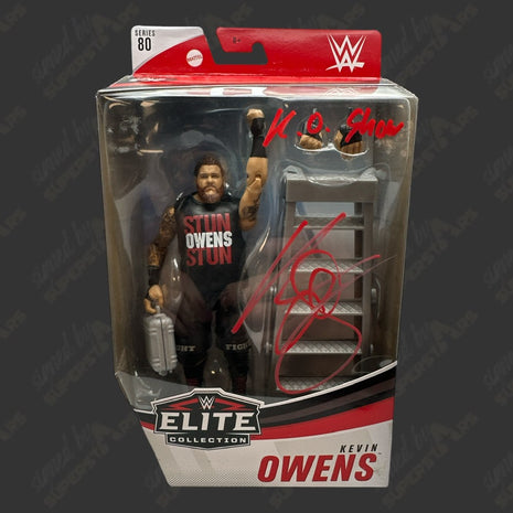 Kevin Owens signed WWE Elite Series 80 Action Figure