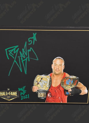 Rob Van Dam signed 11x14 Printed Canvas