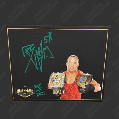 Rob Van Dam signed 11x14 Printed Canvas