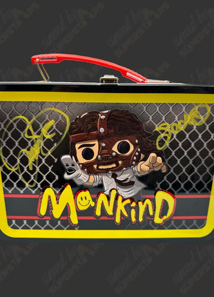 Mankind signed WWE Metal Lunch Box