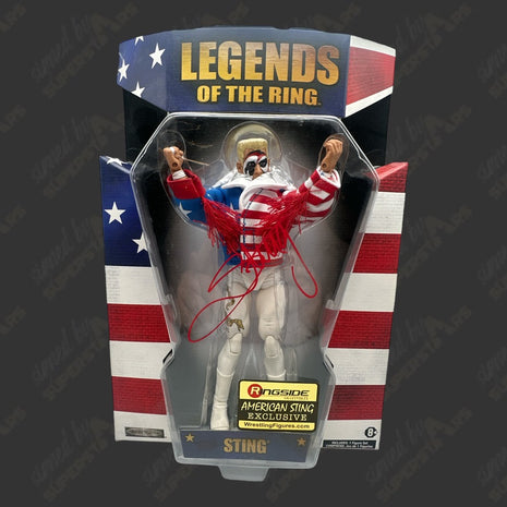 Sting signed Legends of the Ring Action Figure