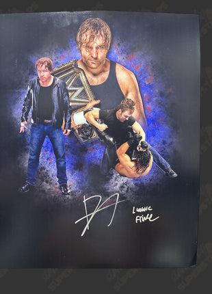 Dean Ambrose signed 16x20 Photo