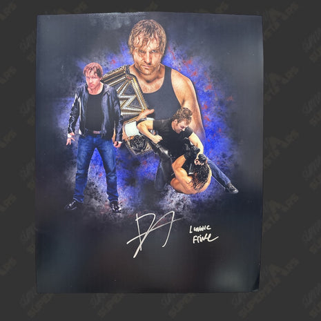 Dean Ambrose signed 16x20 Photo